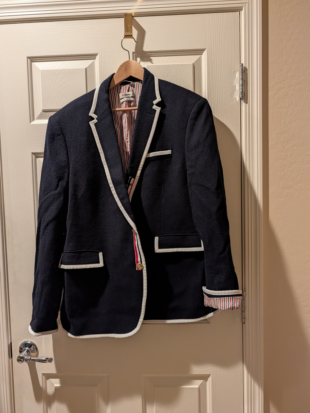 Thom Browne For Neiman Marcus Navy Blazer XL